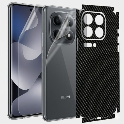 Комплект захисних плівок PRO для Redmi Note 15 Pro Plus